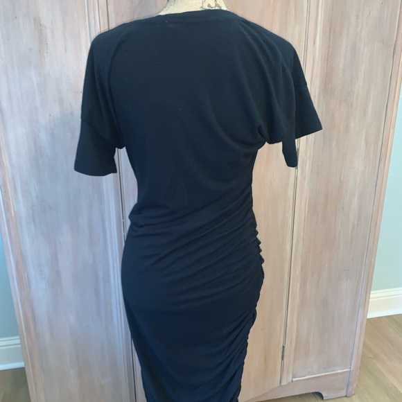 NWT Anthropologie Sundry black midi dress Medium - Picture 8 of 15